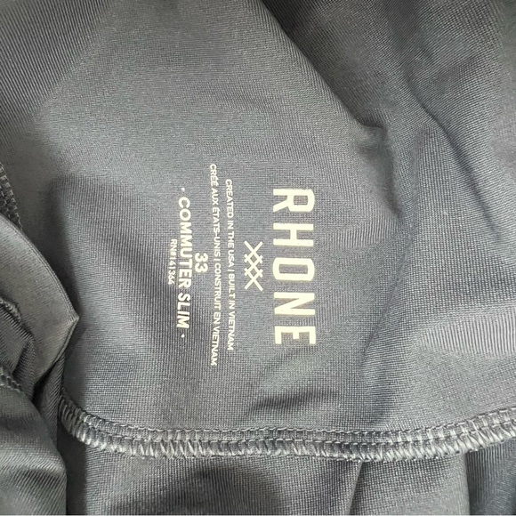 Rhone Commuter Five Pocket Slim Straight Pants in Iron - Picture 8 of 9